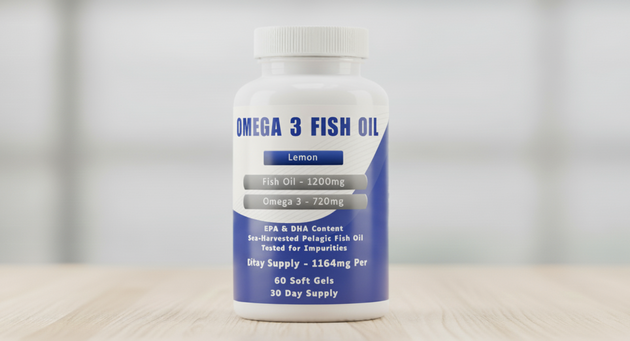 Mona Lisa Healthcare's Omega 3 Fish Oil