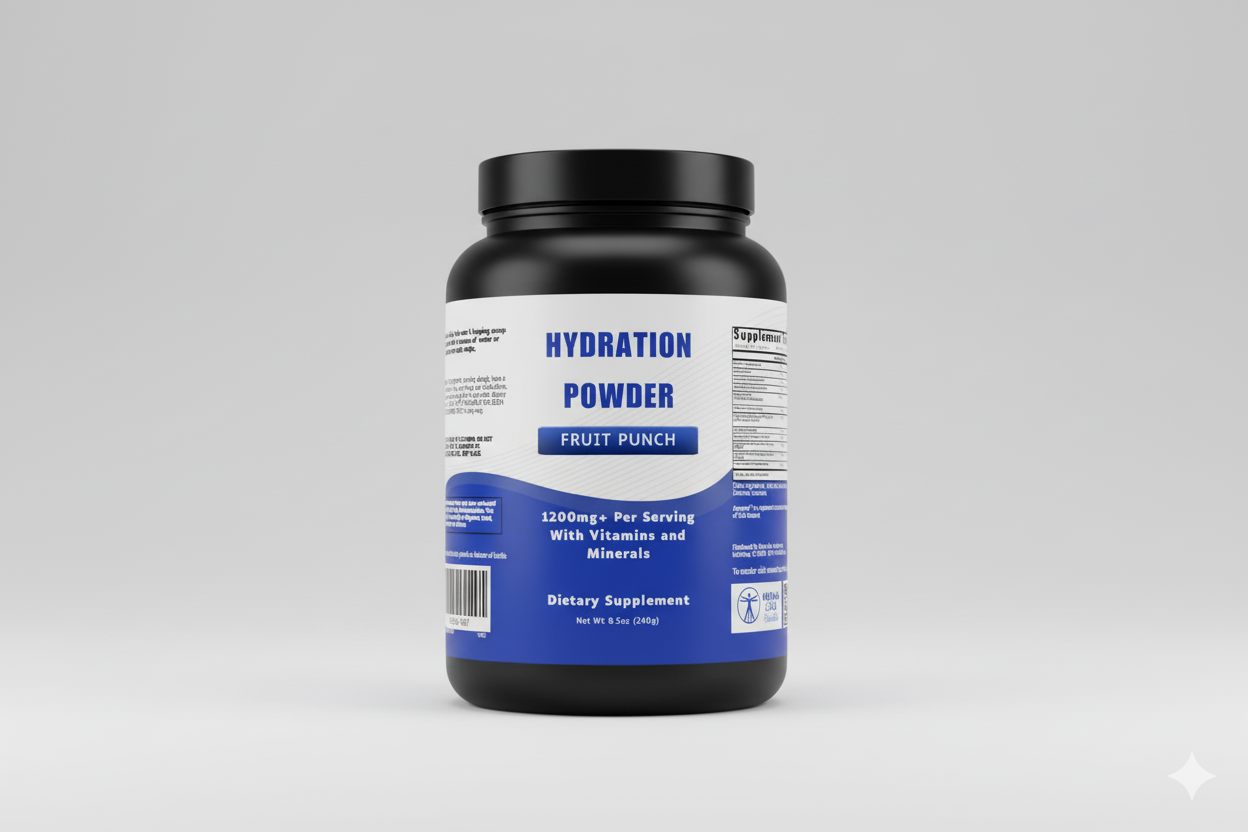 Mona Lisa Healthcare's Fruit Punch flavored Hydration Powder