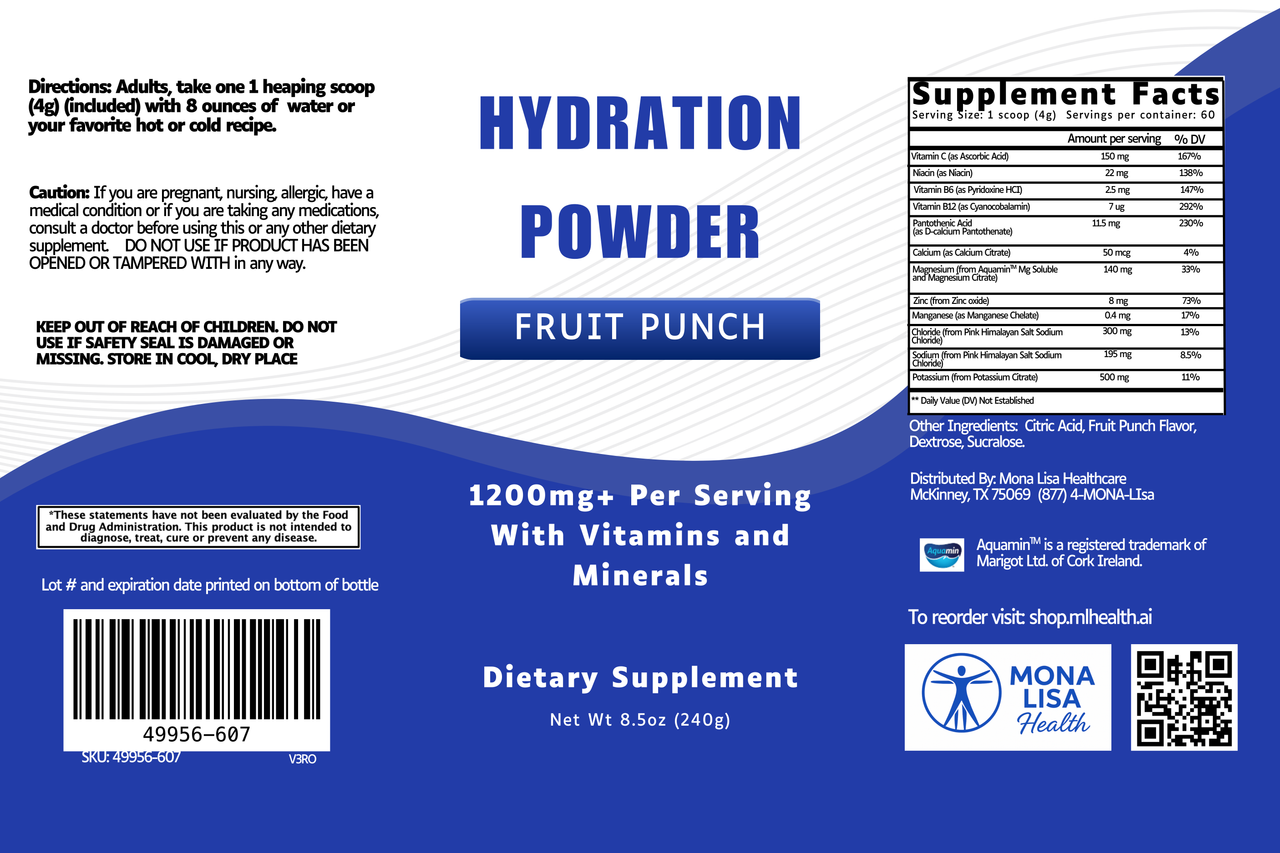 Hydration Powder-Fruit Punch