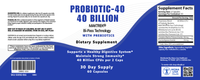 Probiotic 40 Billion CFU