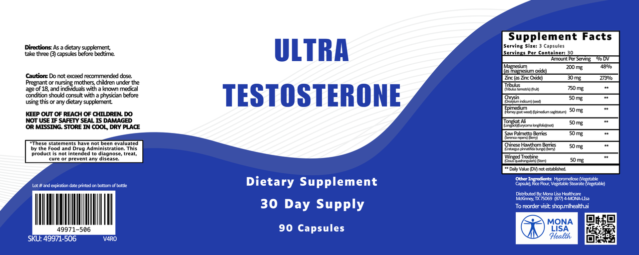 Ultra Test Natural Testosterone Support